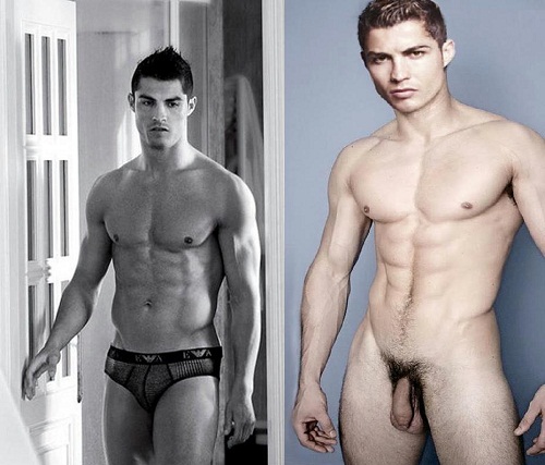 Cristiano Ronaldo desnudo y en ropa interior