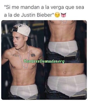 meme justin bieber desnudo verga calzon blanco pene marcado